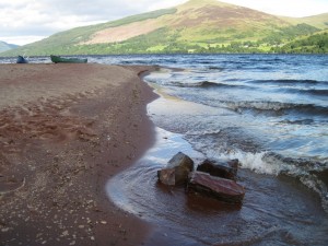 Beach on Loch Tay