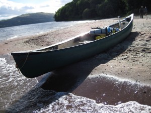 Canoe Camping Beach